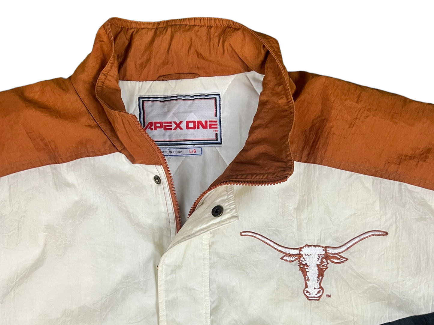 Vintage Apex One Texas Longhorn Puffer Jacket