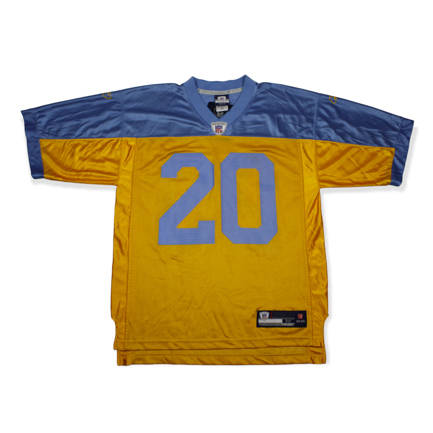 eagles blue and yellow throwback jersey
